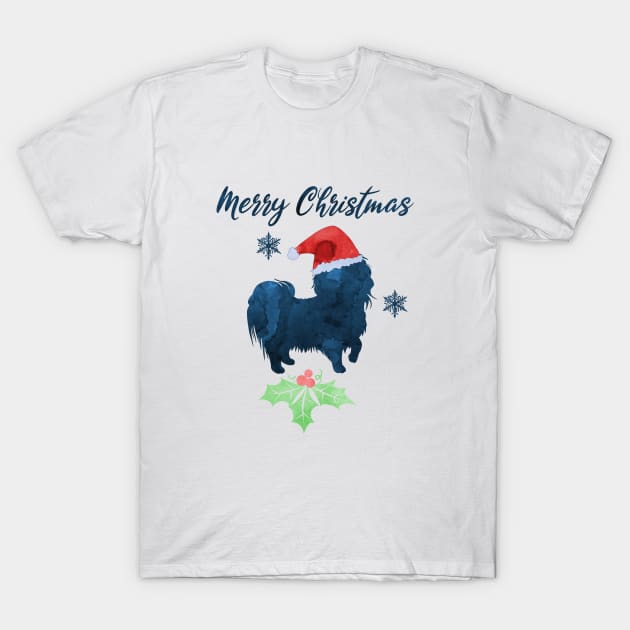 Christmas Shih Tzu Dog T-Shirt by TheJollyMarten